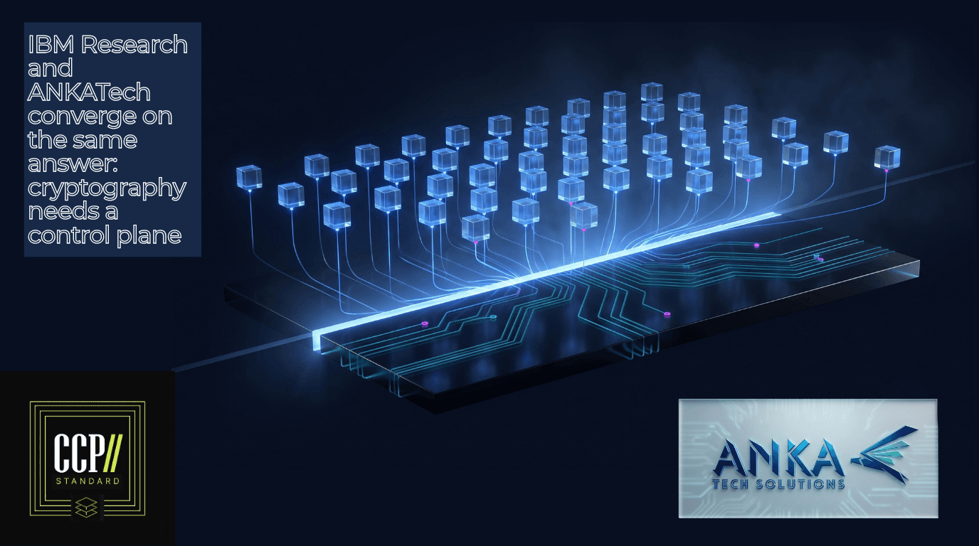 IBM Research and ANKATech converge on the same answer: cryptography needs a control plane
